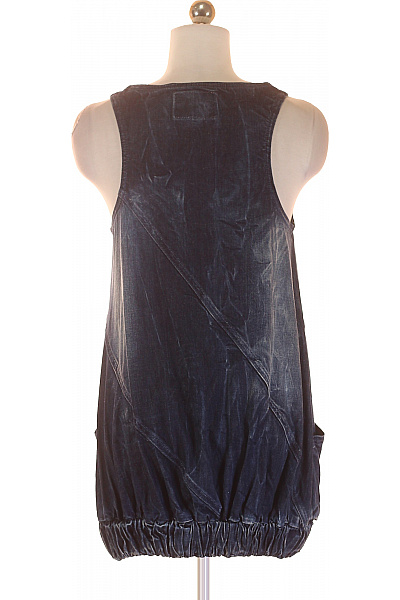  Halenka Jednobarevná Modrá Vel. XS | Ann CHRISTINE | obrázek 3