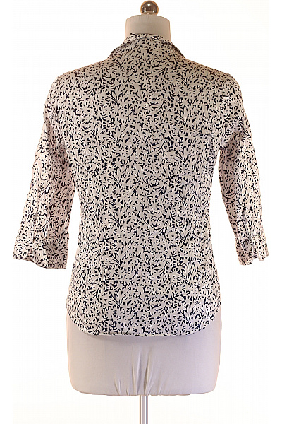 Franco Callegari Dámská vzorovaná košile s 3/4 rukávem ležérní černobílá Vel. 38 | Franco Callegari | obrázek 2