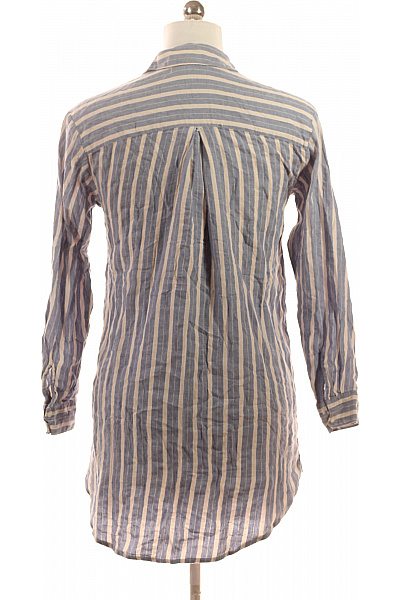 Košilové  Šaty Modré Second hand Vel. XS | HM  | obrázek 3