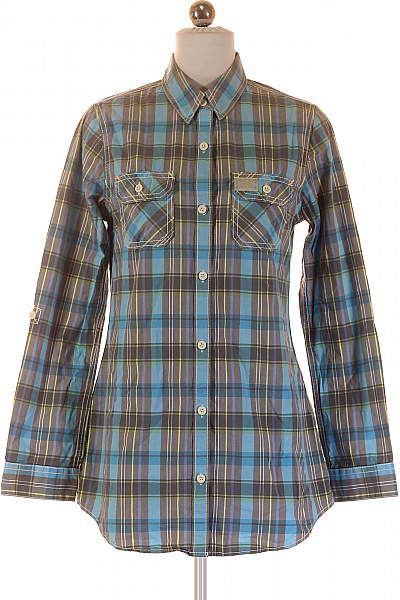 Kostkovaná Dámská Košile Modrá SUPERDRY Second hand Vel. M | SUPERDRY | obrázek 2