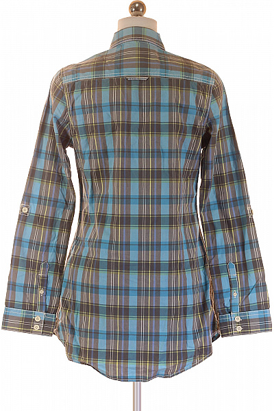 Kostkovaná Dámská Košile Modrá SUPERDRY Second hand Vel. M | SUPERDRY | obrázek 3