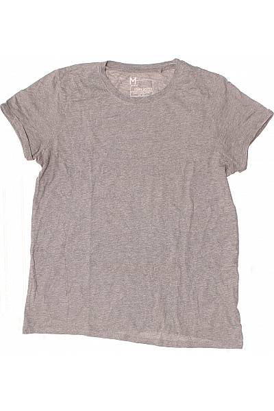 FB SISTER Dámské tričko šedé basic melír s krátkým rukávem Velikost M | FB SISTER | obrázek 2