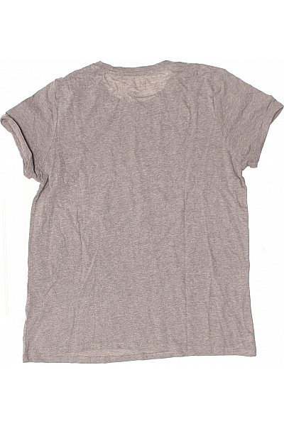 FB SISTER Dámské tričko šedé basic melír s krátkým rukávem Velikost M | FB SISTER | obrázek 3