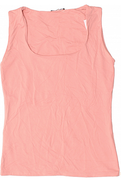 ZARA Dámské růžové tílko basic jednobarevné s kulatým výstřihem Velikost L | ZARA | obrázek 2