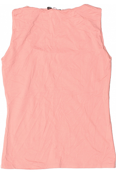 ZARA Dámské růžové tílko basic jednobarevné s kulatým výstřihem Velikost L | ZARA | obrázek 3