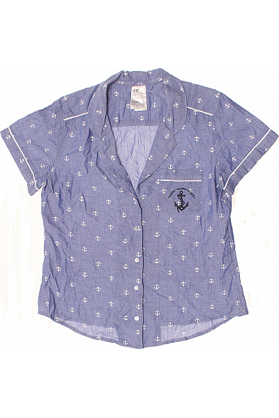 Dámské Pyžamo Modré Vel. S | HM  | obrázek 2