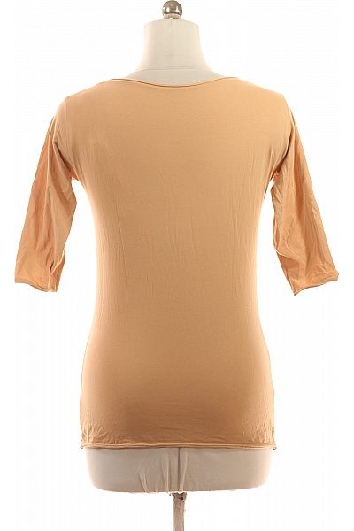 M.asch Jednoduché Dámské Tričko Béžové Second hand Vel. M | M.asch | obrázek 2