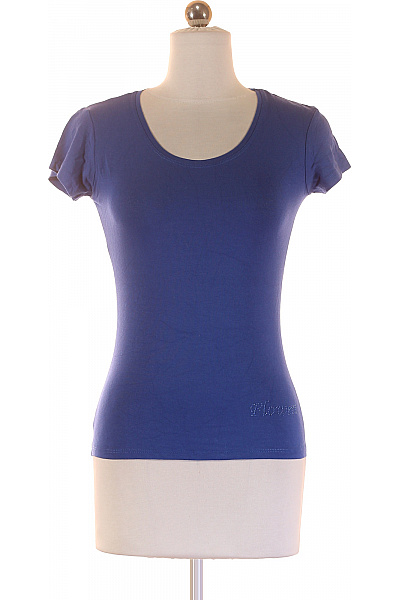 Jednoduché Dámské Tričko Modré Charlise Vel. L | Charlise | obrázek 2