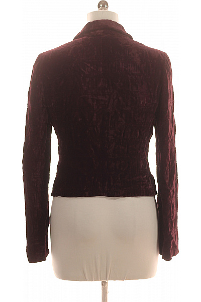 DENI CLER Krátký Dámský Kabát Vínový Vel. 38 | DENI CLER | obrázek 3