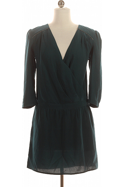 CAMAIEU  Šaty Z Chiffonu Zelené Second hand | CAMAIEU | obrázek 2