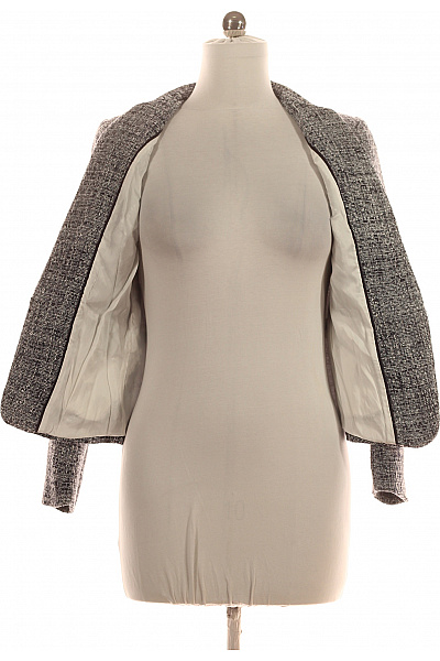 Dámské Sako Černobílý Vel.  38 | HM  | obrázek 4