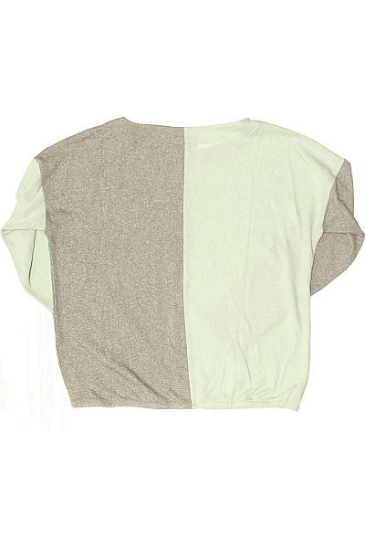 Street One Dámský pulovr dvoubarevný světle zelený šedý žebrovaný volný Velikost 38 | Street One | obrázek 3