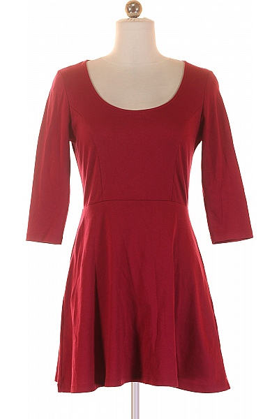 FB SISTER Tričkové  Šaty Vínová Vel. S | FB SISTER | obrázek 2