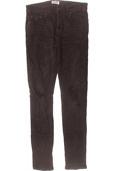 Roztrhané Dámské Džíny Černé PULL&BEAR Vel.  40