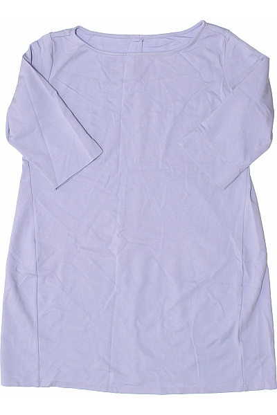 Esmara Dámské Lila šaty Tunikové Jednoduché Rovné Letní Ke Kolenům Velikost XL