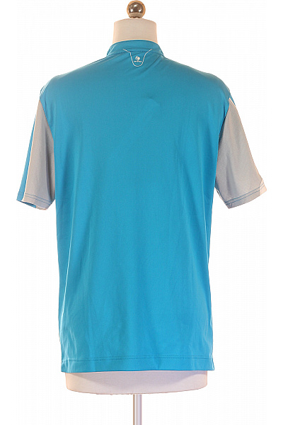 Sportovní Pánské Tričko Modré Second hand Vel. S | Unimoda | obrázek 3