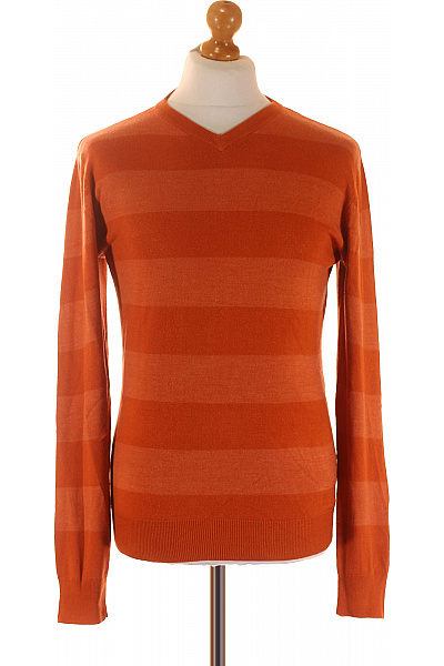 Pánský Pulovr Oranžový F&F Second hand Vel. S | F&F | obrázek 2
