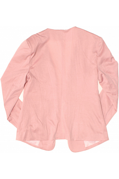 GATE Dámský růžový blejzr bez límce strukturovaný elegantní jarní Vel. 40 | GATE | obrázek 3