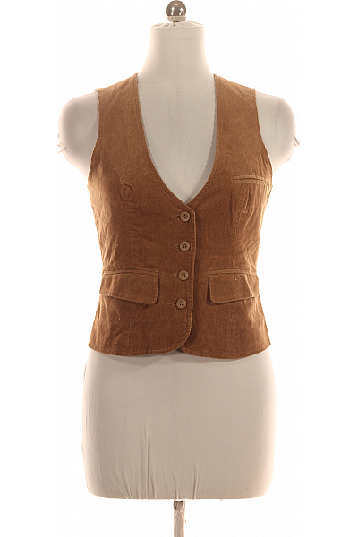 VERO MODA Kratká Dámská Vesta Hnědá Vel. 38 | VERO MODA | obrázek 2