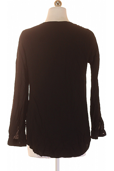 ONLY Dámská černá společenská košile s prodlouženým rukávem Velikost 34 | ONLY | obrázek 3