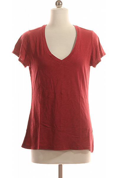Dámské Tričko Vínová Second Hand Vel. S