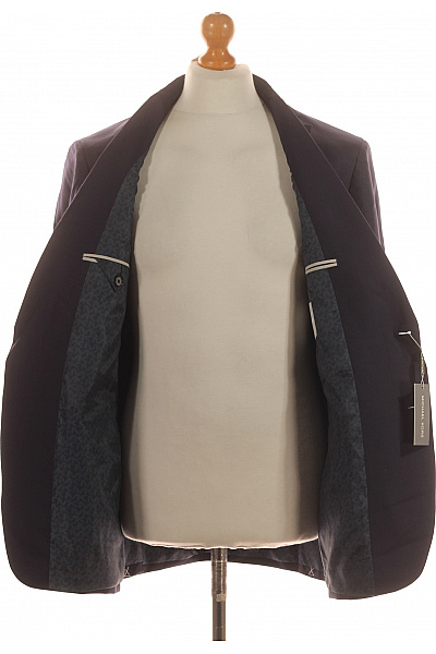 Společenské Pánské Sako Vlněné Modré MICHAEL KORS Vel. 54 | MICHAEL KORS | obrázek 4