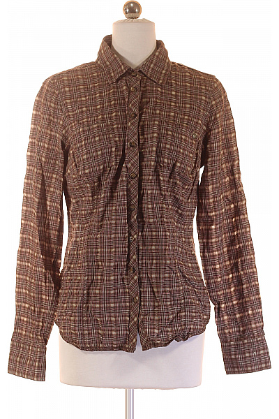 Kostkovaná Dámská Košile Barevná Second Hand Vel. 36