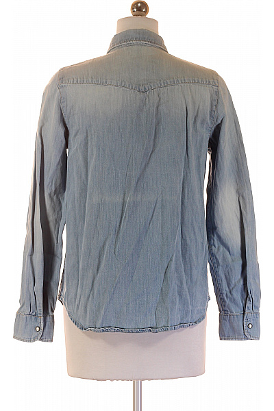 Dámská Košile Modrá MANGO Second hand Vel. XS | MANGO | obrázek 3