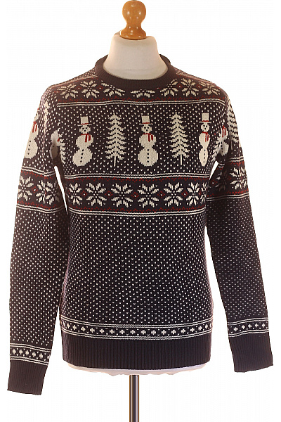 BRAVE SOUL Pánský Svetr Vánoční Modrý Vel. S | BRAVE SOUL | obrázek 2