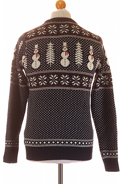 BRAVE SOUL Pánský Svetr Vánoční Modrý Vel. S | BRAVE SOUL | obrázek 3