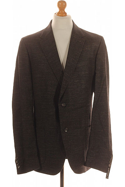 Společenské Pánské Sako Hnědé Strellson Second Hand Vel. 58