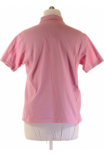Pánské Tričko s Límečkem Růžové LACOSTE Vel. XL | LACOSTE | obrázek 2