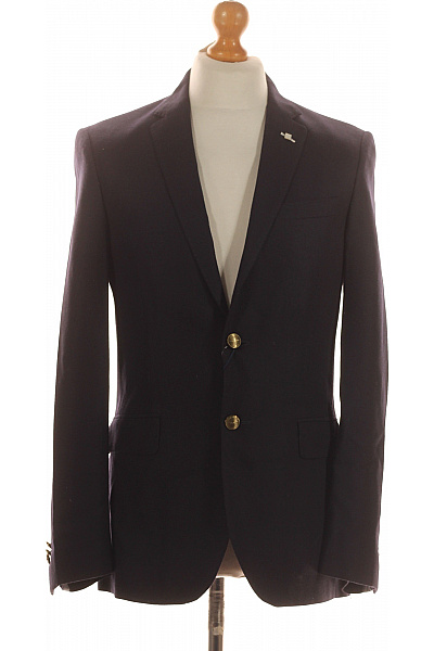 GANT Společenské Pánské Sako Vlněné Modré Vel. 48 | GANT | obrázek 2