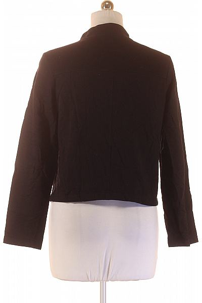 Janina Dámský černý biker křivák krátký moderní se zipem stylová Vel. 42 | Janina | obrázek 2