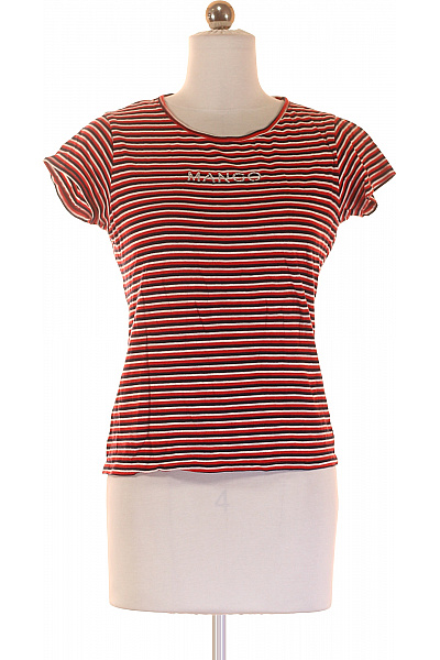 MANGO Dámské Tričko s Potiskem Barevné Vel. S | MANGO | obrázek 2