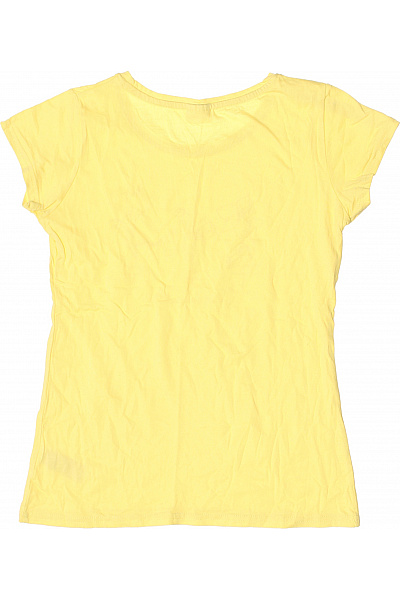 BELOVED Dámské žluté tričko s krátkým rukávem a květinovým potiskem Velikost M | BELOVED | obrázek 3