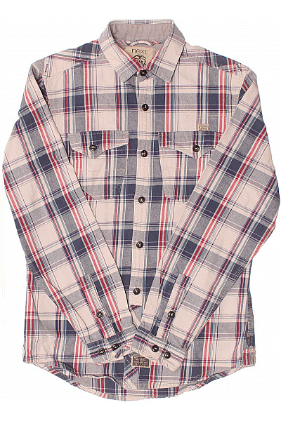 Vzorovaná Pánská Košile Barevná Next Second hand Vel. S | Next | obrázek 2