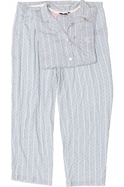 Ralph Lauren Dámské Pyžamo Modré Second Hand Vel. XL