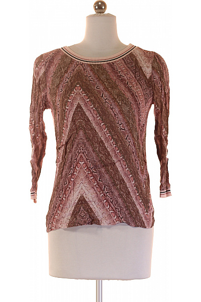 RICH&ROYAL Vzorovaná  Halenka Růžová Second hand Vel. XS | RICH&ROYAL | obrázek 2