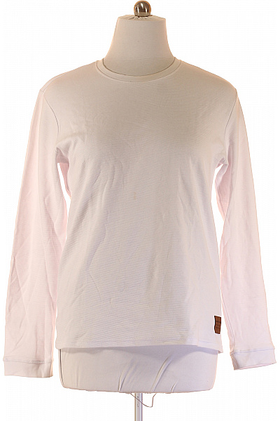 Jednoduché Pánské Tričko Bílé Vel. L