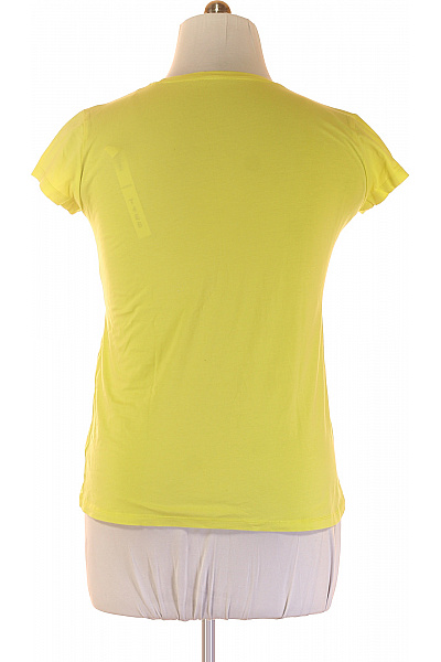 Dámské Tričko s Potiskem Žluté Second hand | Unimoda | obrázek 3