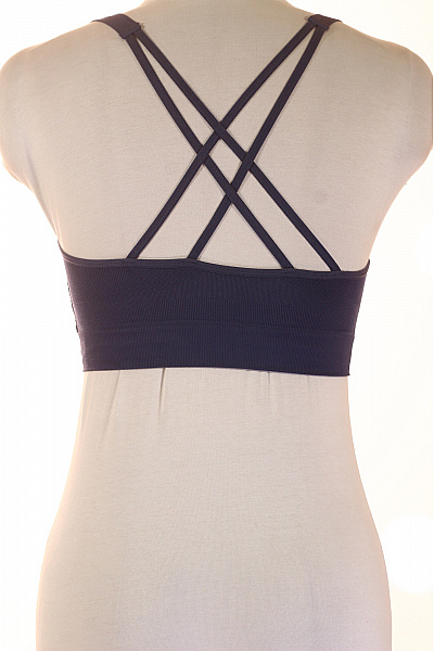 CRIVIT SPORTS Dámská sportovní podprsenka modrá hladká Velikost 40/42 | CRIVIT SPORTS | obrázek 3