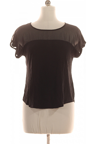 Jednoduché Dámské Tričko Černé ATMOSPHERE Vel.  42 | ATMOSPHERE | obrázek 2