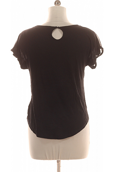 Jednoduché Dámské Tričko Černé ATMOSPHERE Vel.  42 | ATMOSPHERE | obrázek 3