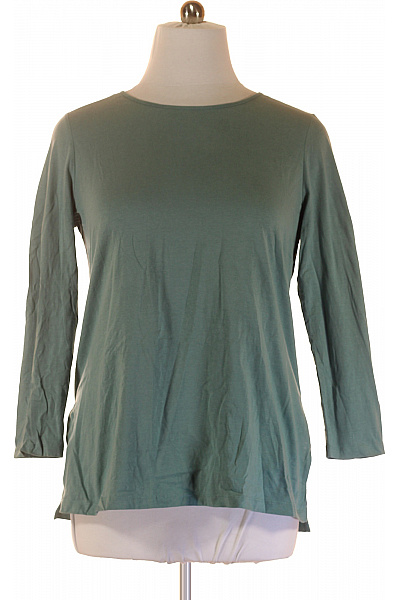 Jednoduché Dámské Tričko Zelené Vel. 44 | Unimoda | obrázek 2