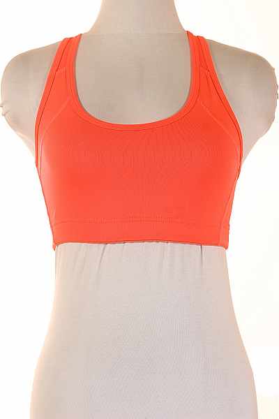 HM  Dámská oranžová sportovní podprsenka polyesterové Velikost s | HM  | obrázek 2
