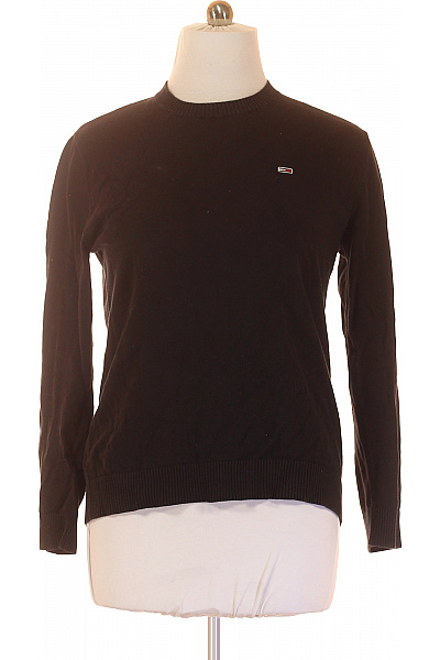 Pánský Svetr Černý TOMMY HILFIGER Vel. L