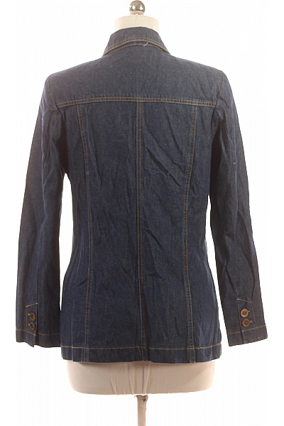 Dámské Blejzr Modrý Second hand Vel. 38 | Unimoda | obrázek 3