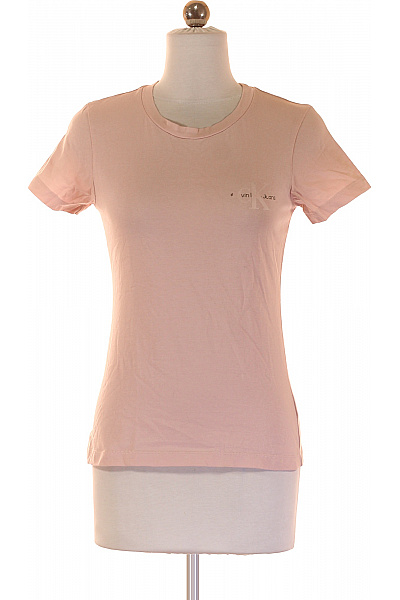 Dámské Tričko Růžové Calvin Klein Vel. XS