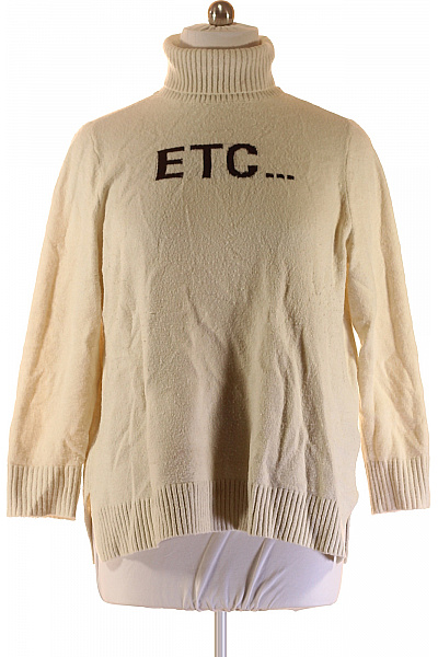 Ulla Popken Dámský Rolák Bílý Vel. 46/48